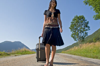 woman travelling