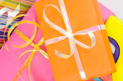 colorful gift packages