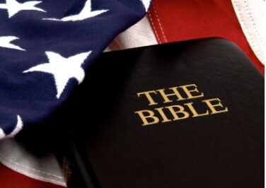 Flag with Bible