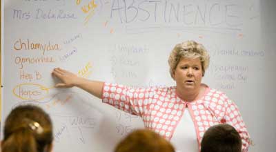 Sex education classroom