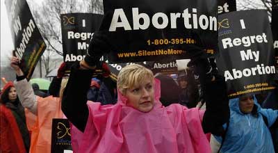 abortion protest