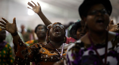 Pentecostal worshippers