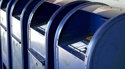 Postal Service mailboxes