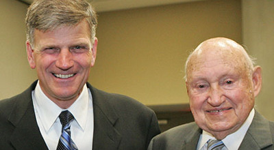 Franklin Graham (l) and Truett Cathy