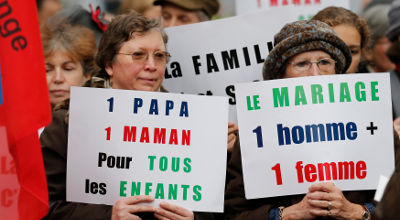 same-sex marriage protesters