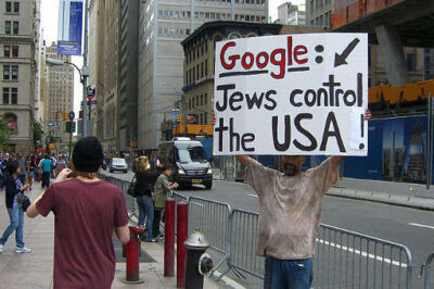 Anti-Semiitism sign