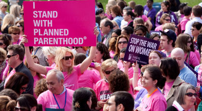 Planned Parenthood rally
