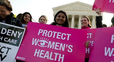 pro-abortion activists