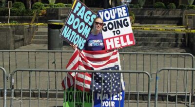 Westboro Baptist protest