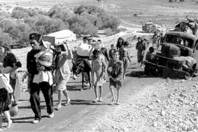 Palestinian refugees in 1948