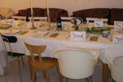 Jewish Seder Table