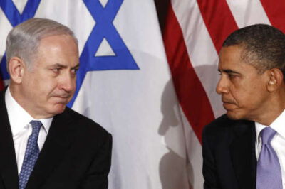 Israeli Prime Minister Benjamin Netanyahu (l) and U.S. President Barack Obama