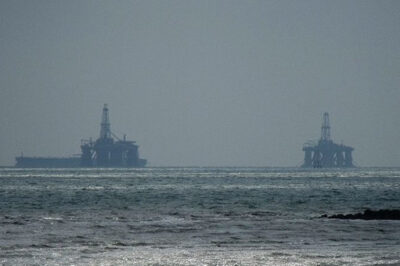 Offshore oil rigs