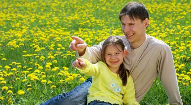 Father and daughter