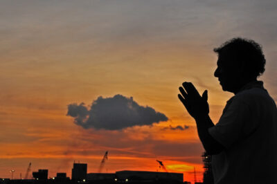 Praying man