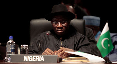 Nigeria President Goodluck Jonathan