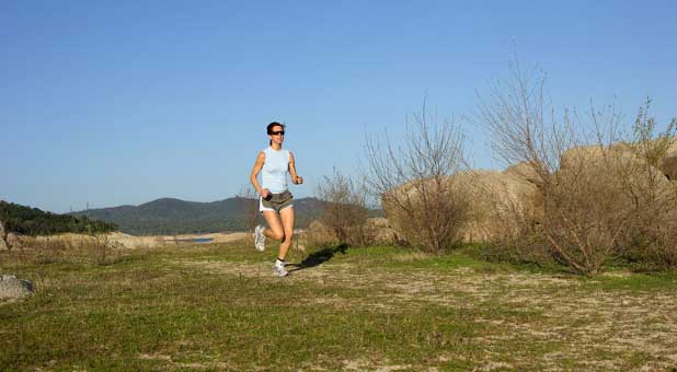 Woman running