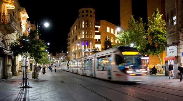 Jerusalem at night