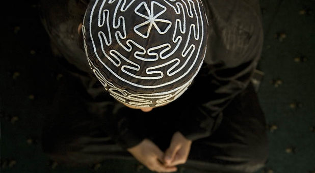 An Arab Christian praying