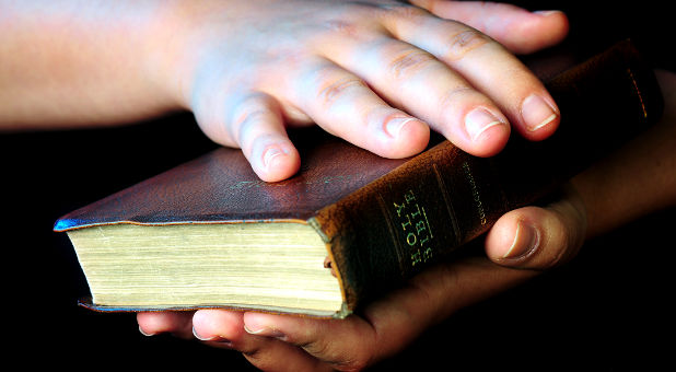 Hands on the Bible
