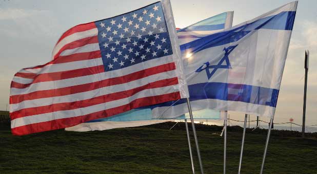 US and Israeli Flags