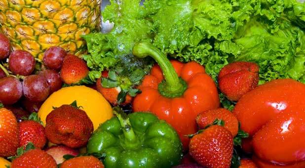 Fruits and vegetables