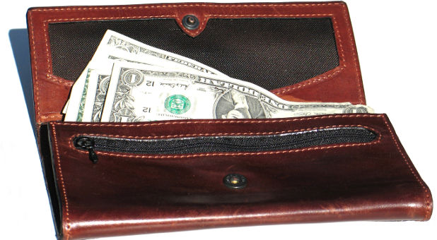 wallet with money