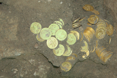 Coins excavation