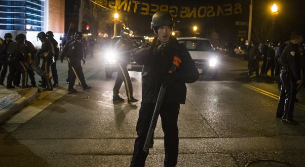 protest in Ferguson, MO