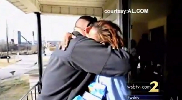 A Tarrant police officer extended kindness to a woman he saw shoplifting.