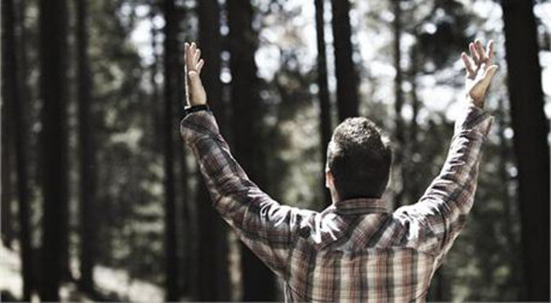 praying man