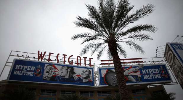 The Westgate Shopping Center near where Super Bowl XLIX will be held.
