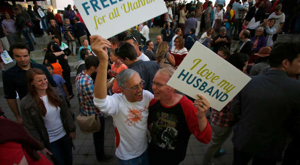 The U.S. Presbyterian Church on Tuesday approved a change in the wording of its constitution to include same-sex marriage, a move which threatens to further splinter one of the largest U.S. mainline Protestant denominations.