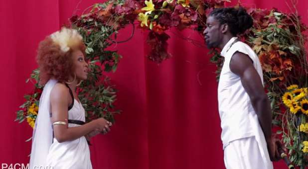 Janette recites her piece about waiting for her groom.