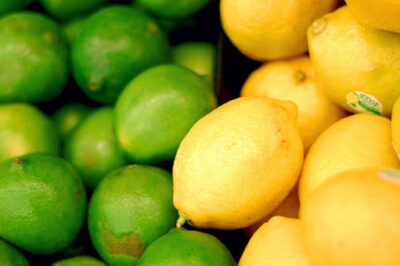 Lemons and limes are excellent