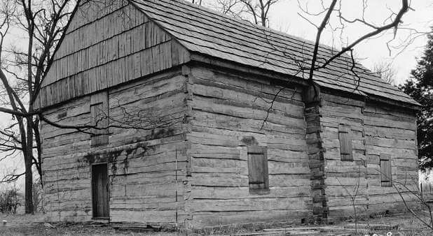 The Cane Ridge Meeting House near Paris, Kentucky.