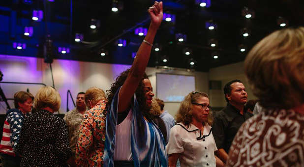 With many dignitaries present, the only name exalted Saturday at The Response in Orlando was Jesus.