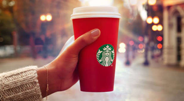 What's all the commotion about these red Starbucks coffee cups?