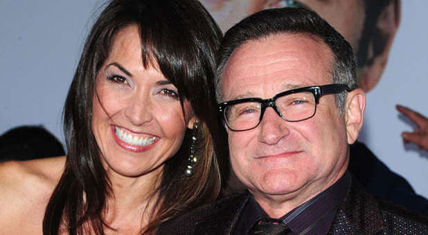 Susan and Robin Williams