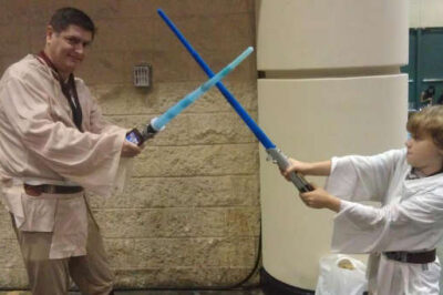 Josh and me at a Star Wars convention in Orlando in 2012.