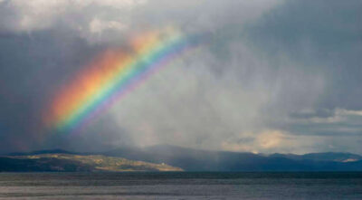 After 40 days of rain, a rainbow represented God's renewed dedication to His creation.