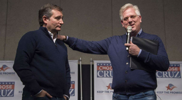 Ted Cruz with Glenn Beck