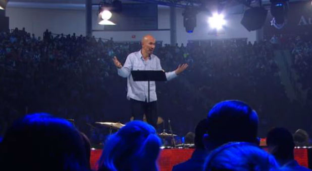 Francis Chan spoke at Liberty University.