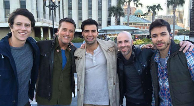 Jesus and His disciples from 'The Passion.'