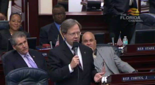 Rep. Scott Plakon during legislative hearings in Tallahassee, Florida