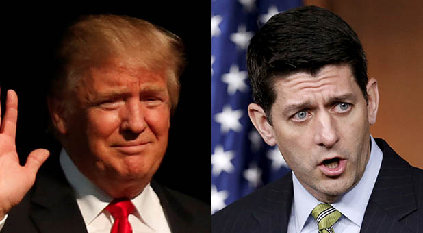 Donald Trump and Paul Ryan