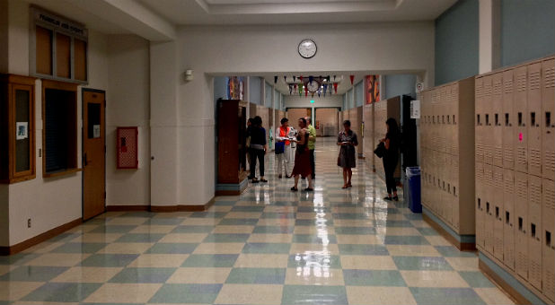 Nearly 100 children report a black figure at their school haunted them in incidents now called