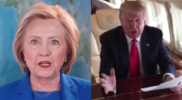 Hillary Clinton and Donald Trump