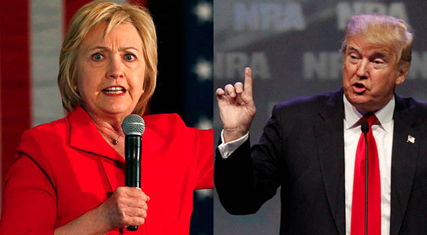 Hillary Clinton and Donald Trump