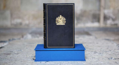 The MEV Bible presented to Queen Elizabeth II